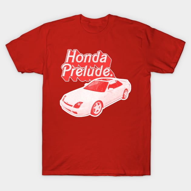 Honda Prelude (Red) /// Original Retro Design T-Shirt by DankFutura